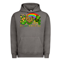 Pigment Tornado Peace love St. Patrick's Day Urban Hoodie - OliviaCreatesArt
