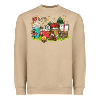 Mushroom camp coffee drink Heavyweight Sweatshirt - MaliasSmallBusiness
