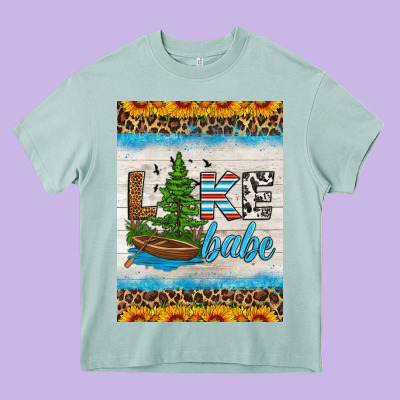 Lake Babe Air Freshener Heavy Core Tee Designed By Hra Design Shop