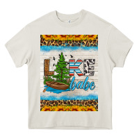 Cream lake babe air freshener Heavy Core Tee - HRA Design Shop