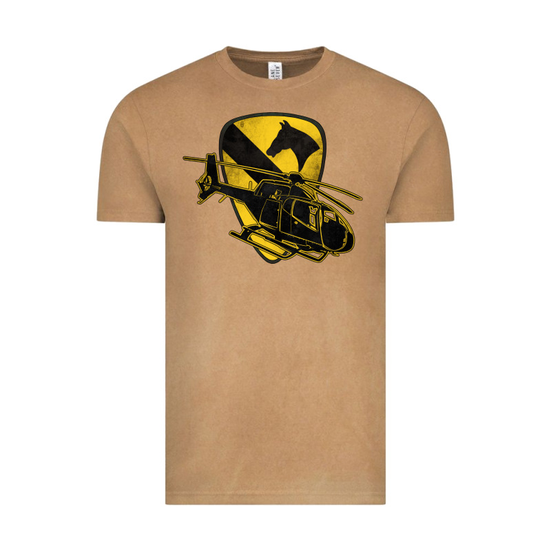 1st Cavalry Division Chopper Helicopter Air Cav Vintage Tee by Jasminsmagicworld | Teevron