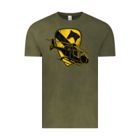 Vintage Olive 1st cavalry division chopper helicopter air cav Vintage Tee - Jasminsmagicworld