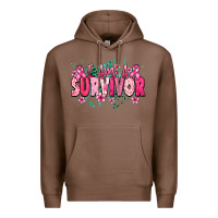 Chestnut I am a survivor Cancere Awareness Premium Hoodie - HowdyJamesFarm