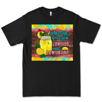 Black when life gives you lemons make lemonade Premium Tee - HRA Design Shop