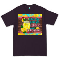 Plum when life gives you lemons make lemonade Premium Tee - HRA Design Shop