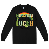 Black my class is full of lucky charms Long Sleeve Tee - MaliasSmallBusiness