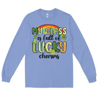 Colony Blue my class is full of lucky charms Long Sleeve Tee - MaliasSmallBusiness