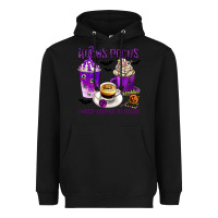 Black Hocus Pocus I Need Coffee to Focus Heavyweight Hoodie - texasbilliewilder