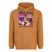Meerkat Hocus Pocus I Need Coffee to Focus Heavyweight Hoodie - texasbilliewilder