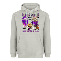 Moon Dust Hocus Pocus I Need Coffee to Focus Heavyweight Hoodie - texasbilliewilder