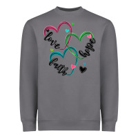 Storm faith hope love Heavyweight Sweatshirt - MaliasSmallBusiness