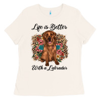 Bone life is better with a labrador Ladies Tee - JahusDesignShop