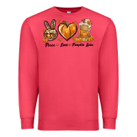 Cardinal Peace Love Pumpkin Spice Premium Sweatshirt - texasbilliewilder