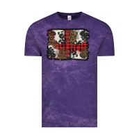 Cloud Purple Christmas red plaid background Vintage Tee - BarkalooDesign
