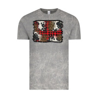 Cloud Rock Christmas red plaid background Vintage Tee - BarkalooDesign