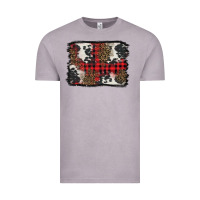 Christmas Red Plaid Background Vintage Tee | Teevron