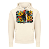 Vintage Artic western rooster coop animals sunflowers cowhide serape wooden Vintage Hoodie - Artiststas