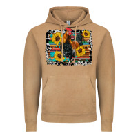 Vintage Camel western rooster coop animals sunflowers cowhide serape wooden Vintage Hoodie - Artiststas