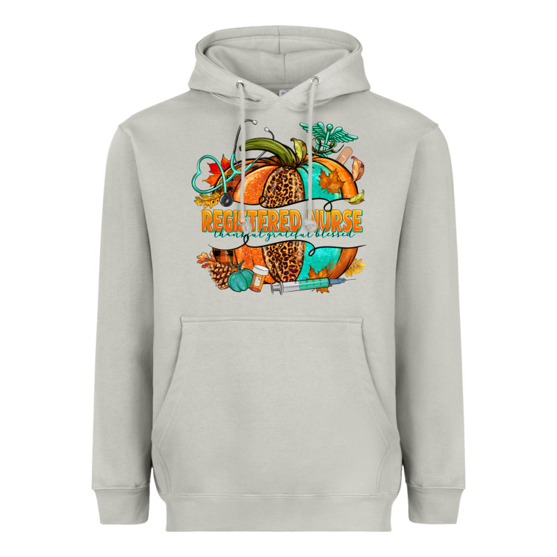 Registered Nurse Pumpkin Heavyweight Hoodie by NancyCooperArtShop | Teevron