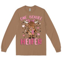 Toasted Coconut one boujee heifer Long Sleeve Tee - MaliasSmallBusiness