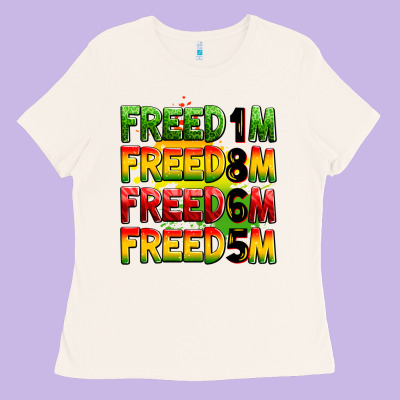 Freedom 1865 Ladies Tee Designed By Zillion Design Studio