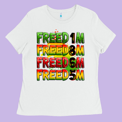 Freedom 1865 Ladies Tee Designed By Zillion Design Studio