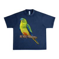 Navy Neophema Parrot Urban Heavy Tee - LillyAllenDesigns