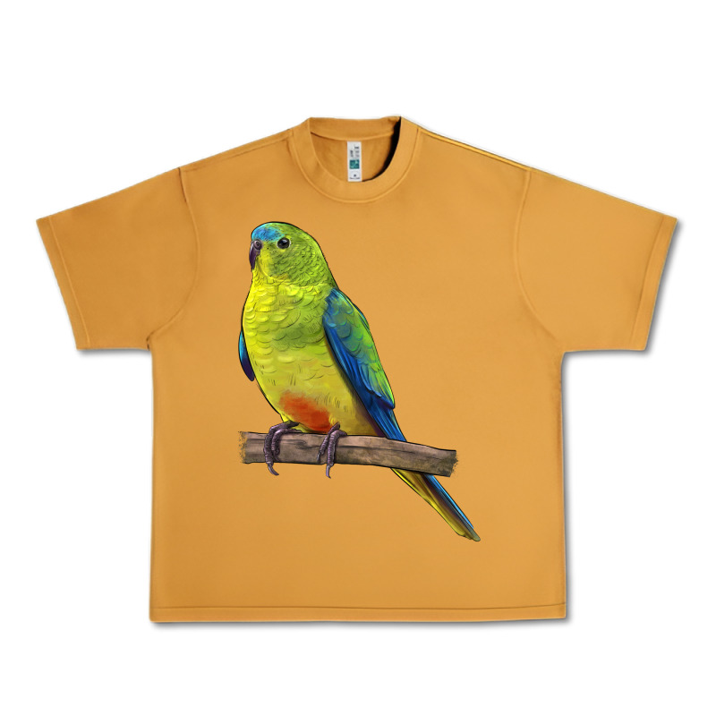 Neophema Parrot Urban Heavy Tee by LillyAllenDesigns | Teevron