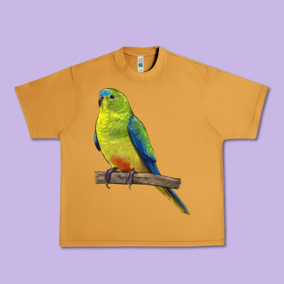 Neophema Parrot Urban Heavy Tee Designed By Lillyallendesigns