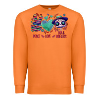 Carrot Peace love dia de los muertos Premium Sweatshirt - NancyCooperArtShop