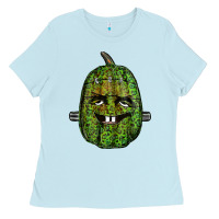 Leopard Pumpkin Frankestein Ladies Tee | Teevron