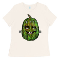 Bone leopard pumpkin frankestein Ladies Tee - RanaPortraitStore
