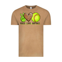Vintage Camel peace love softball Vintage Tee - AdoDesignShop