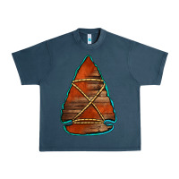 Midnight Navy wooden arrowhead Urban Heavy Tee - Jasminsmagicworld