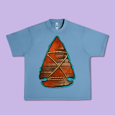 Wooden Arrowhead Urban Heavy Tee Designed By Jasminsmagicworld