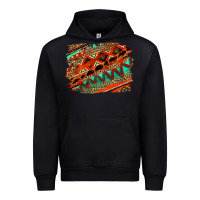 Black western aztec background pattern Urban Hoodie - OliviaCreatesArt