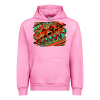 Fuchsia Pink western aztec background pattern Urban Hoodie - OliviaCreatesArt
