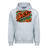 Heather Grey western aztec background pattern Urban Hoodie - OliviaCreatesArt