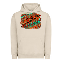 Pigment French Oak western aztec background pattern Urban Hoodie - OliviaCreatesArt