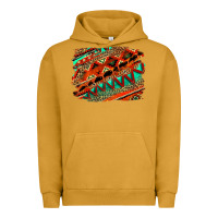 Pigment Peanut Butter western aztec background pattern Urban Hoodie - OliviaCreatesArt
