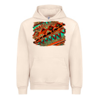 Sandshell western aztec background pattern Urban Hoodie - OliviaCreatesArt