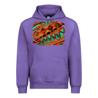 Tulip western aztec background pattern Urban Hoodie - OliviaCreatesArt