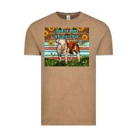 Vintage Coffee Just A Girl Who Loves Pig Vintage Tee - LillyAllenDesigns