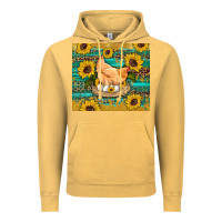 Vintage Mustard western farm chicken coop animals sunflowers leopard turquoise wooden Vintage Hoodie - Artiststas