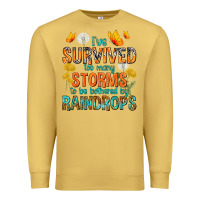 Antique Gold I've Survived Too Many Storms Premium Sweatshirt - texasbilliewilder