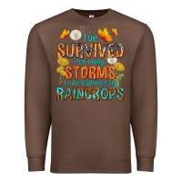Chestnut I've Survived Too Many Storms Premium Sweatshirt - texasbilliewilder