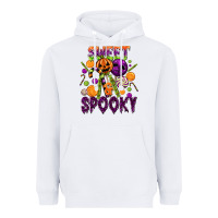 White Sweet and Spooky Heavyweight Hoodie - texasbilliewilder