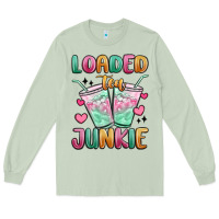 Matcha loaded tea junkie Long Sleeve Tee - MaliasSmallBusiness
