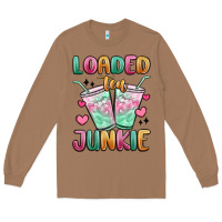 Toasted Coconut loaded tea junkie Long Sleeve Tee - MaliasSmallBusiness