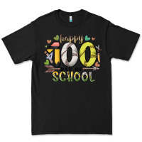 Black happy 100 day of school Premium Tee - RacoonDesign